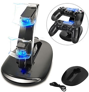 [2042] USB Dual Charging Charger Docking Station Stand for PS4 Playstation 4