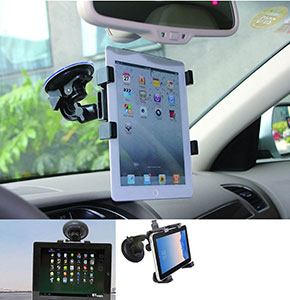 [2157] 360 Rotate Windscreen Car Suction Mount Holder 6" To 11" for Tablet