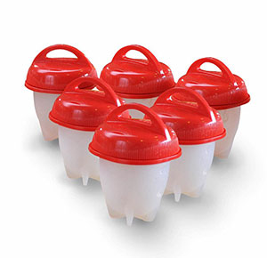 [2302] Egglettes Egg Cooker Hard Boiled Eggs without the Shell Egg Cups
