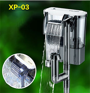 [2516] Aquarium Hang On Back Waterfall Filter For Fish Tank External Filtration