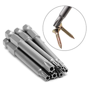 [2658] 7Pcs 75mm T8-T30 Magnetic Torx Screwdriver Bit 1/4 Inch Hex Shank