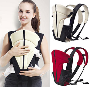 [2190] Infant Newborn Adjustable Ergonomic Baby Carrier Sling Wrap Rider