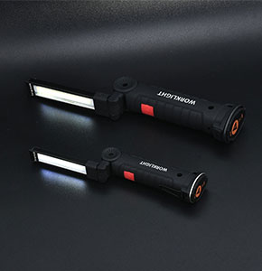 [2108] COB+LED Rechargeable Magnetic Torch Flexible Inspection Cordless WorkLight