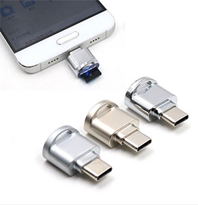 [2112] USB 3.1 Type C Micro SD TF Memory Card Reader OTG Adapter
