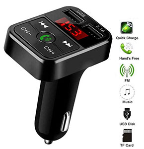[2515] Wireless Bluetooth Car FM Transmitter MP3 Player Radio Adapter USB Charger