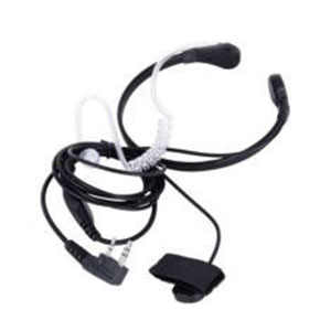 [2491] Throat Mic Earpiece Headset Finger PTT For Baofeng UV5R 888s Radio Walkie