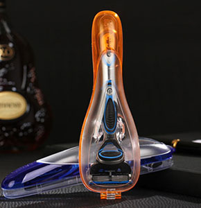 [2029] Plastic Men Travel Helper Razor Blades 5 layer Holder Box Organisor Box