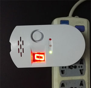 [2290] 110V - 240V LPG LNG Flammable Combustible Gas Detector Natural Gas Leakage
