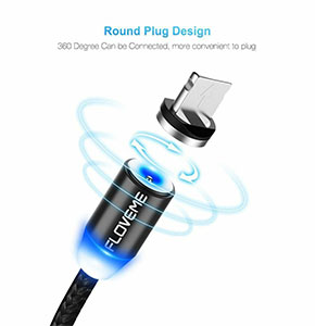[2601] Magnetic Micro USB Charging Cable Adapter Charger For IOS iPhone Typ-C