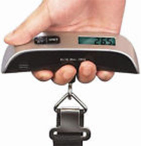 [2397] 50 kg / 110 lb Electronic Digital Portable Luggage Hanging Weight Scale