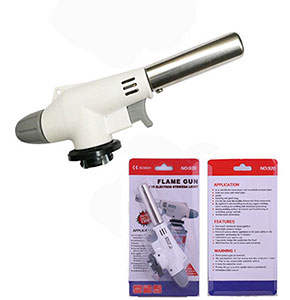 [2510] Gas Torch Flame Gun Blowtorch Cooking Soldering Butane Autoignition Gas