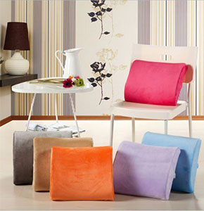 [2262] Memory Foam Lumbar Back Support Cushion Waist Pillow Home Office Chair Car