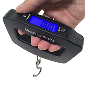 [2398] Portable LCD Electronic Digital Hook Hanging Luggage Scale Weight 50kg/10g