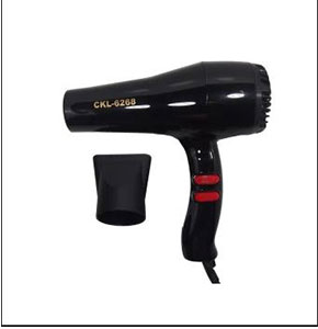 [2433] Hair Dryer Black CKL 6268 1200W Adjustable Heat and Fan Good Quality