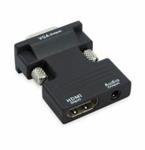 [2578] 1080P HDMI Female to VGA Male with Audio Output Cable Converter Adapter