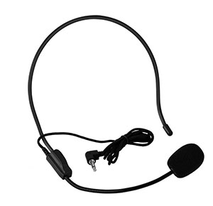 [2285] Professional Wired Head-mounted Headset Microphone Flexible Mic 3.5mm Jack