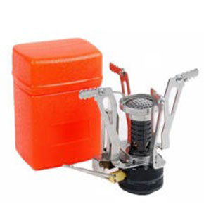 [2391] Portable Outdoor Picnic Gas Burner Foldable Camping Mini Stove