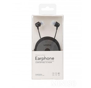 [2179] Minso Metal In-ear Headphone Case Set headset phone