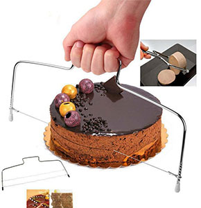 [2611] Pastries Cake Cutter Bread Wire Slicer Cutting Leveler Decor Kitchen Bakin