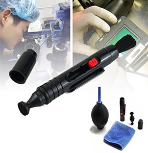 [2479] 3 in 1 Lens Cleaning Cleaner Dust Pen Blower Cloth Kit Set For DSLR VCR Camera