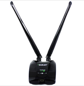 [2233] High Power Long Range N 300M USB Wireless Network Adapter 1000MW Cordless