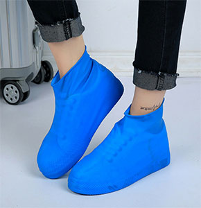 [2594] Anti-Slip Reusable Rain Shoe Covers Waterproof Unisex Overshoes Boot JOP